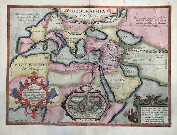 Ortelius Abraham (1528-1598) Geographia sacra 1603 Anversa, Jean Baptiste Vrients 